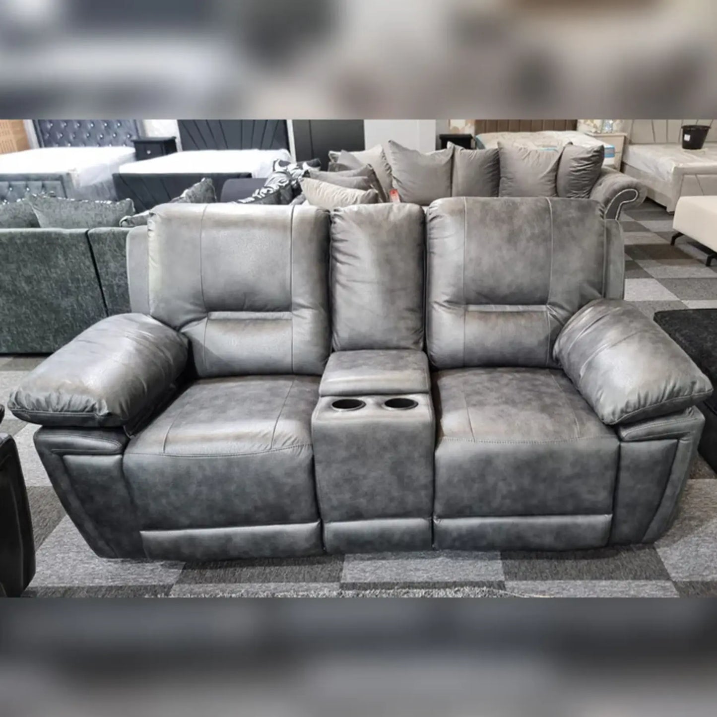Sara Leather Electric Recliner Sofa With Deals - Up to 70% Off