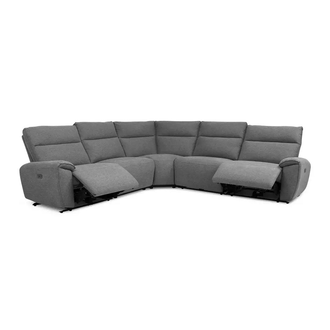 MNS Aussie Express Fabric Recliner Corner Sofa 2 Corner 2 Power Recliner MNS (MY NEW SOFA) LTD