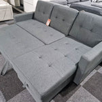 Load image into Gallery viewer, Francesca Sofa Bed (Universal) in Chennille Grey fabric