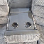 Load image into Gallery viewer, Rio Cord Fabric Recliner Corner Sofa Grey