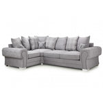 Load image into Gallery viewer, Verona Scatterback 4 seater sofa Grey Right and Left Hand Facing Corner