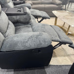 Load image into Gallery viewer, Fabric Recliner 3+2 Seater Sofa Grey