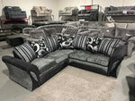 Load image into Gallery viewer, Shanon Corner Sofa Black/Grey