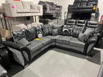 Load image into Gallery viewer, Shanon Corner Sofa Black/Grey