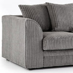 Load image into Gallery viewer, New Luxor Fabric Corner Sofa Grey | Soft Jumbo Cord 3-4 Seater Corner Sofa