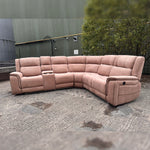 Load image into Gallery viewer, MNS Hannah Electric Recliner Corner Sofa Micro Fibre Fabric