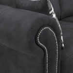 Load image into Gallery viewer, Oakland Leather Sofa 3+2 Seater Black