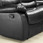 Load image into Gallery viewer, MNS Roma Leather Recliner Corner Sofa (Black/Grey/Brown)