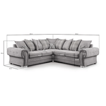 Load image into Gallery viewer, Verona scatter back corner sofa