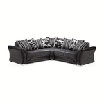 Load image into Gallery viewer, Shanon Corner Sofa Black/Grey