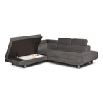 Load image into Gallery viewer, MNS Artic Sofa Bed Corner Sofa Bed With Storage Box Grey