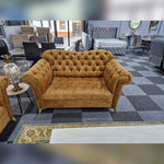 Load image into Gallery viewer, Elegance Chesterfield Sofa 3+2 GOLD