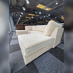 Load image into Gallery viewer, Bishop U Shape Sofa High Back In Black And Cream Colour - MNS (MY NEW SOFA) LTD