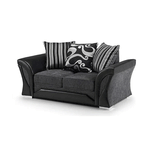 Load image into Gallery viewer, Shannon Sofa 3+2 Seater Grey and Black