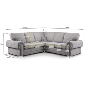 VERONA FULL BACK CORNER SOFA