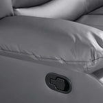 Load image into Gallery viewer, MNS Roma Leather Recliner Corner Sofa (Black/Grey/Brown)