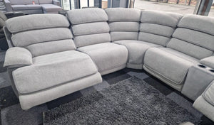 Lakelyn Express Corner Sofa Fabric Electric Recliner