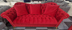 Load image into Gallery viewer, Elegance Chesterfield Sofa 3+2 Red