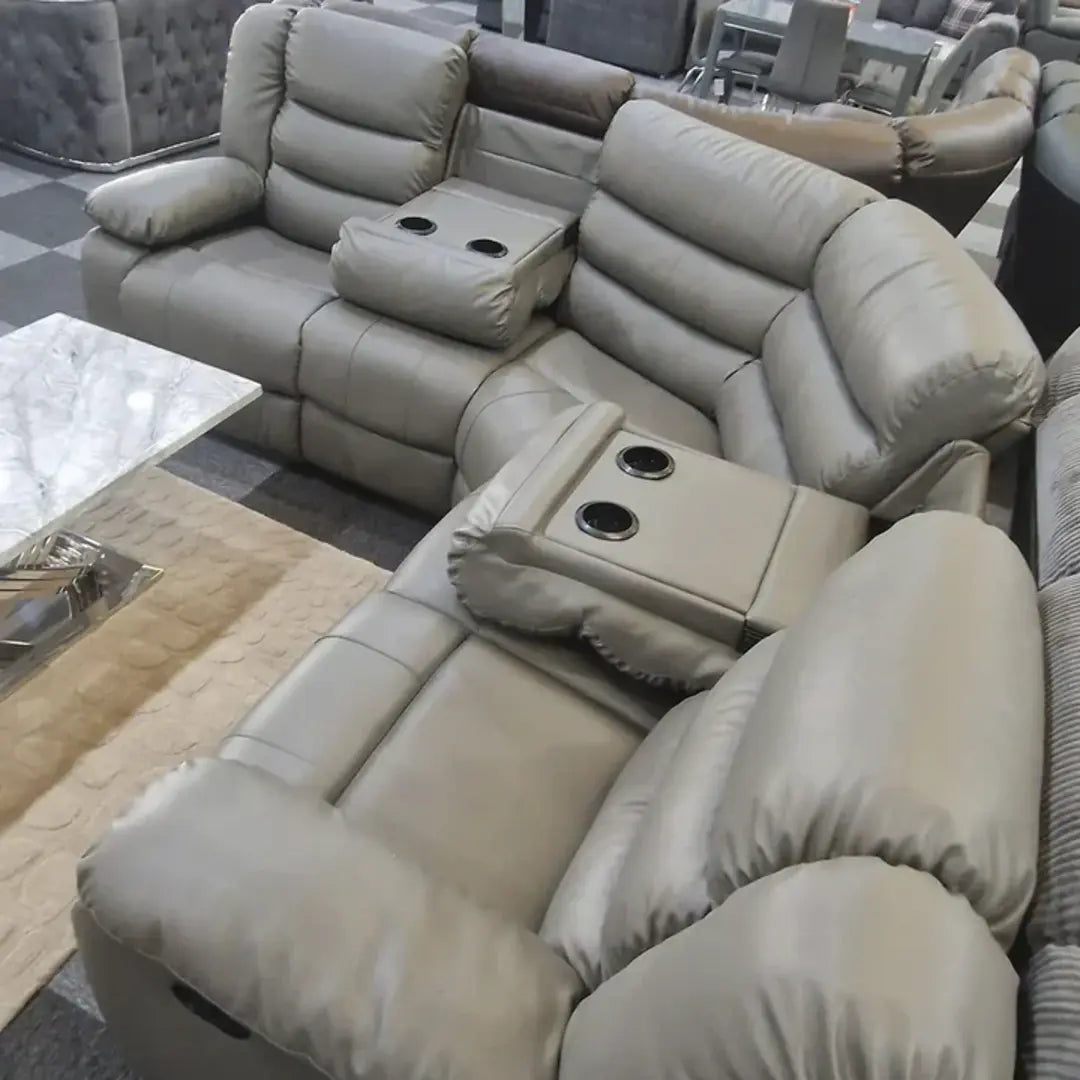MNS Leather Corner sofa (230cmx230cm)
