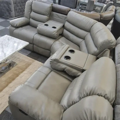 MNS Leather Corner sofa (230cmx230cm)