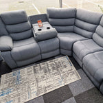 Load image into Gallery viewer, Sorrento Fabric Recliner Corner Sofa Grey - Envogue Furniture
