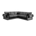 Load image into Gallery viewer, VERONA FULL BACK CORD FABRIC CORNER SOFA
