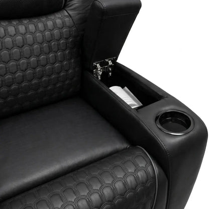 Malaga 3 + 2 (Music) Electrical Recliner Sofa Set ( Ash Grey/ Cream or Black)
