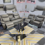 Load image into Gallery viewer, Parada Leather Electric Recliner Sofa 3+2 Seater-Bluetooth/USB/C-Type/Led/Cooling-Heating Cup Holders

