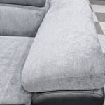 Load image into Gallery viewer, Luton Sofabed Corner Sofa Bed With Storage Box Grey-Black
