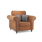 Load image into Gallery viewer, Oakland Leather Armchair , Tan And Black - Envogue Furniture
