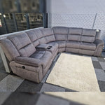 Load image into Gallery viewer, MNS Berlin Electric Recliner Corner Sofa Micro Fibre Fabric
