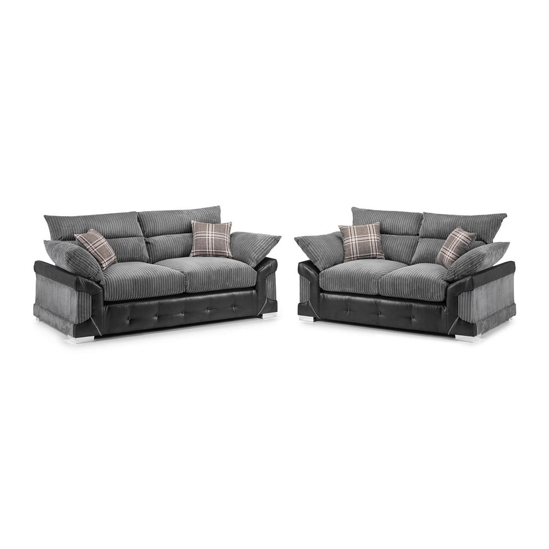 Logan Sofa 3+2 Seater - Jumbo Cord Fabric Sofa - Envogue Furniture