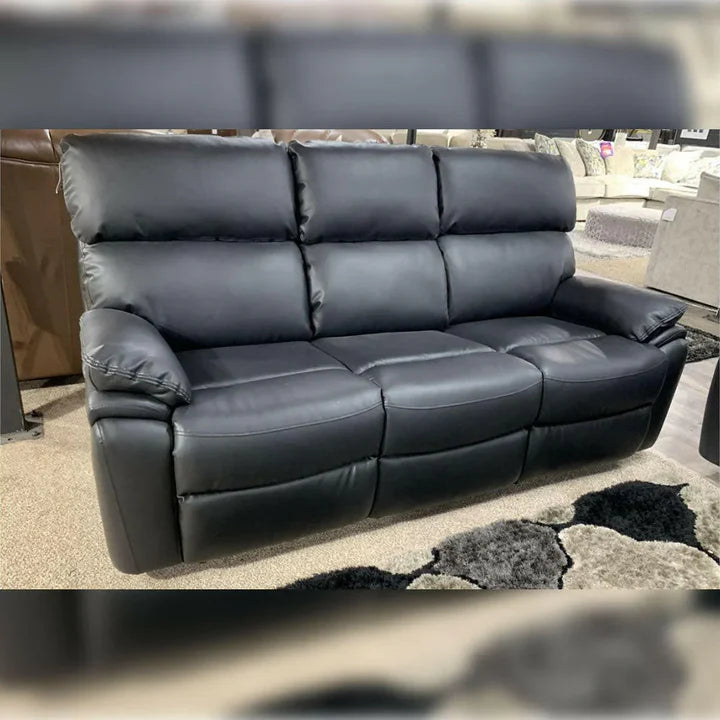 Valencia Leather 3+2 Recliner with cupholders and bluetooth speaker system