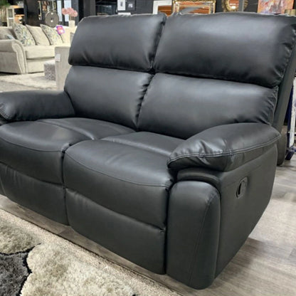 Valencia Leather 3+2 Recliner with cupholders and bluetooth speaker system