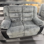 Load image into Gallery viewer, Rio Cord Fabric Recliner 3+2 Seater Sofa Grey
