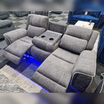 Load image into Gallery viewer, MNS Hannah Electric Recliner 3+2 Sofa Micro Fibre Fabric
