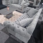 Load image into Gallery viewer, Elegance Chesterfield Sofa 3+2 GREY - Envogue Furniture
