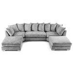 Load image into Gallery viewer, Bishop U Shape Corner Sofa Scatter Back - Envogue Furniture
