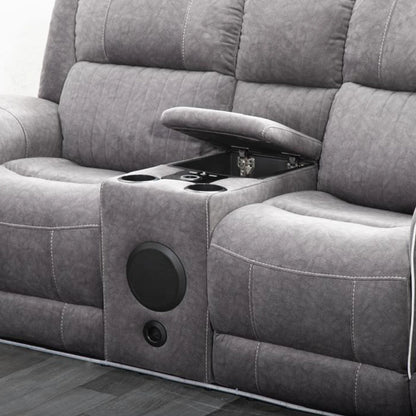 Hannah Electric Recliner 3+2 Sofa Micro Fibre Fabric