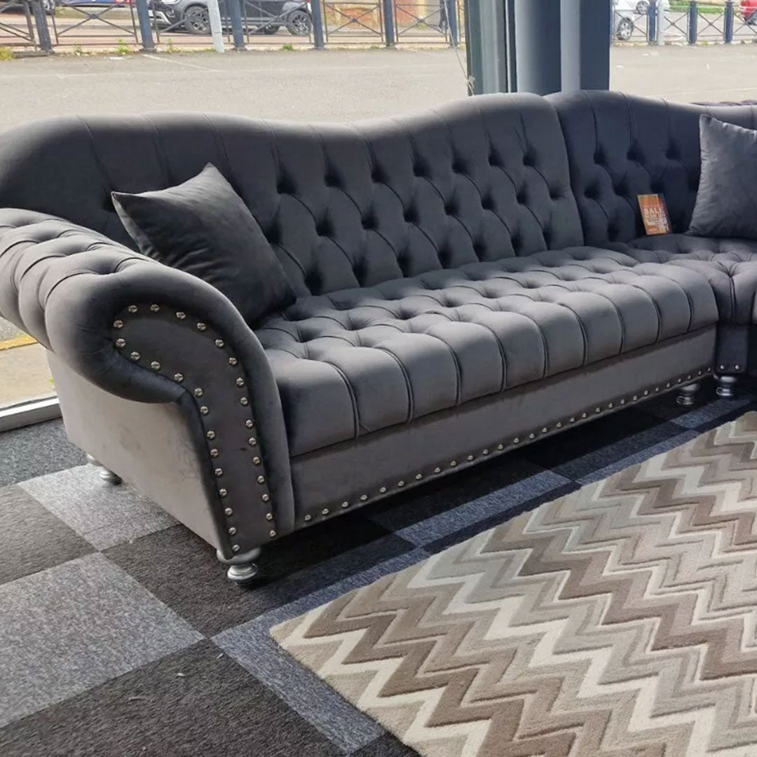 Elegance Chesterfield Corner Sofa - Envogue Furniture