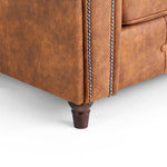 Load image into Gallery viewer, Oakland Leather Armchair , Tan And Black - Envogue Furniture
