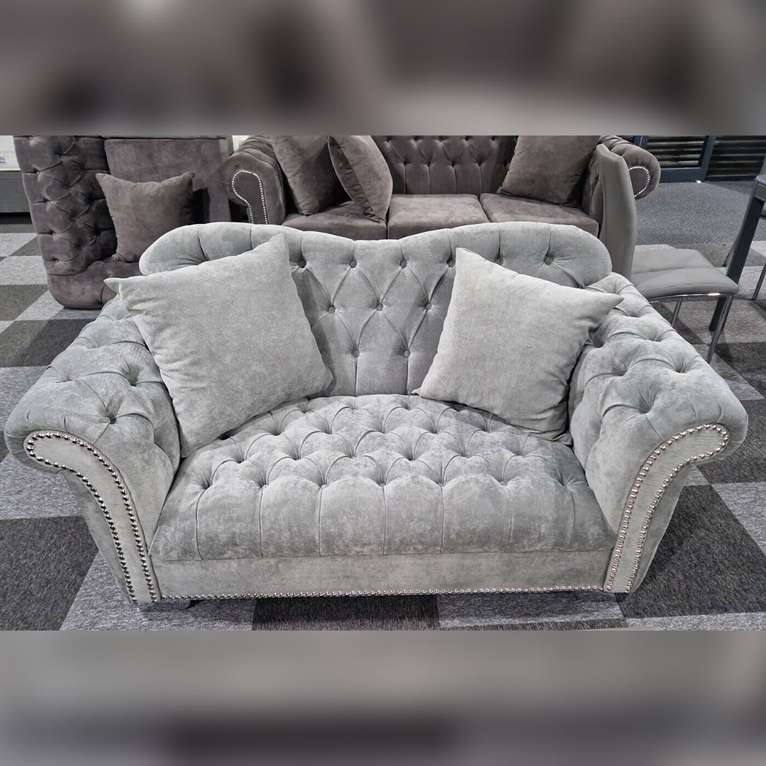 Elegance Chesterfield Sofa 3+2 GREY 