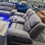 Load image into Gallery viewer, MNS Hannah Electric Recliner 3+2 Sofa Micro Fibre Fabric
