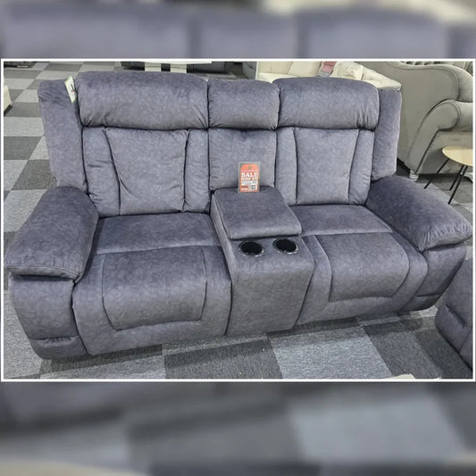 Beunis Aire 3+2 Plush Velvet Manual Recliner Sofa Set