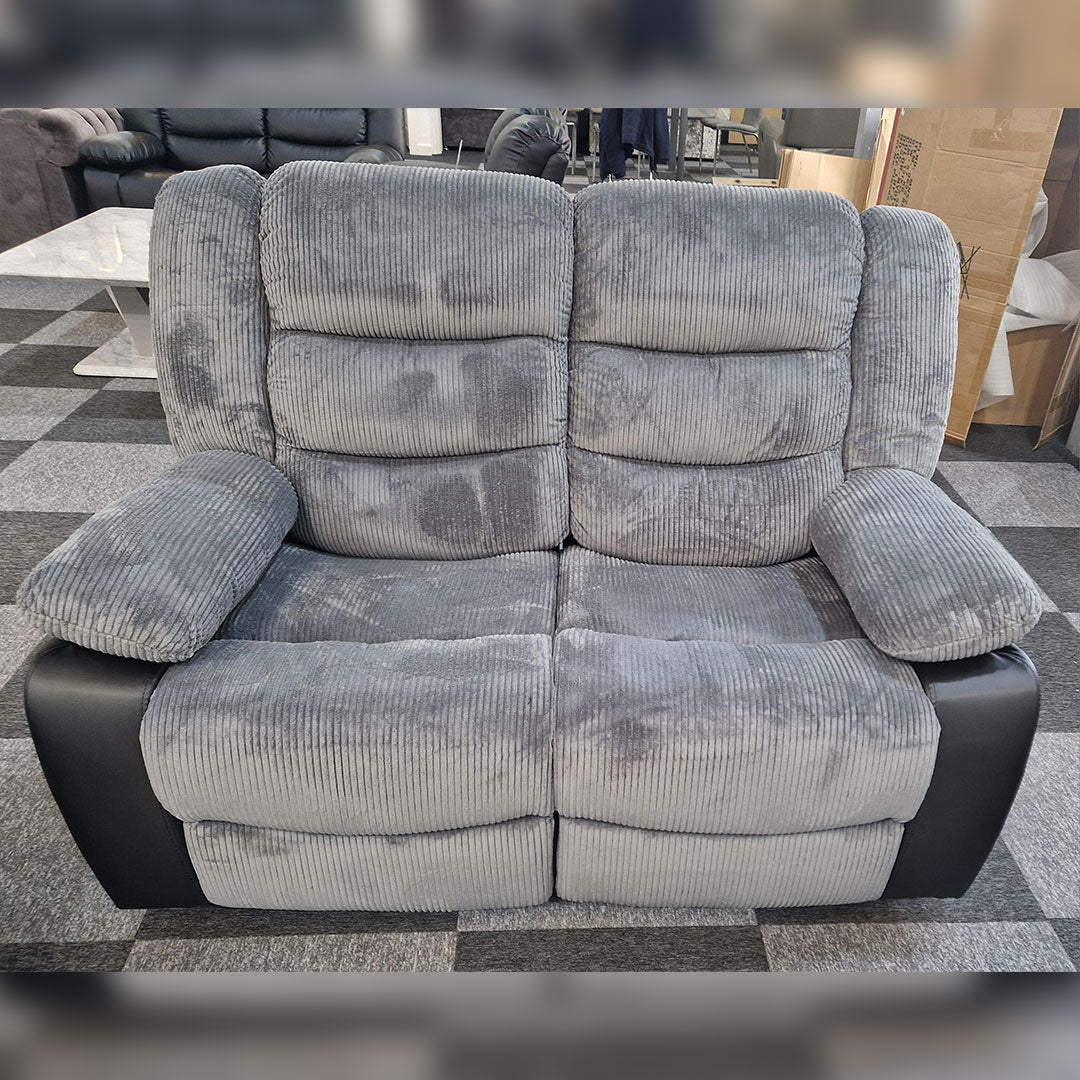 Fabric Recliner 3+2 Seater Sofa Grey