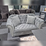 Load image into Gallery viewer, Elegance Chesterfield Sofa 3+2 GREY - Envogue Furniture
