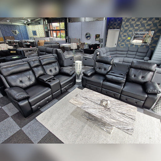 Parada Leather Recliner Sofa 3+2 Seater - Envogue Furniture