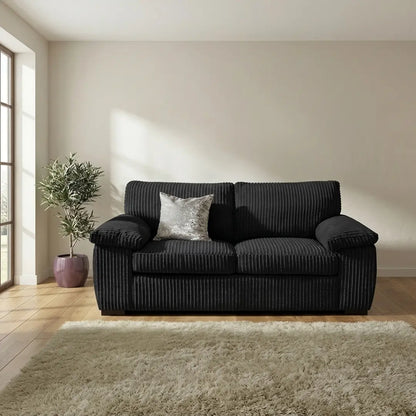 Oxford 3+2 Sofa Set in Grey Jumbo Cord

