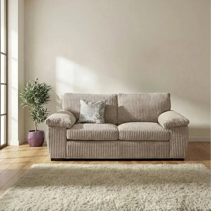 Oxford 3+2 Sofa Set in Grey Jumbo Cord
