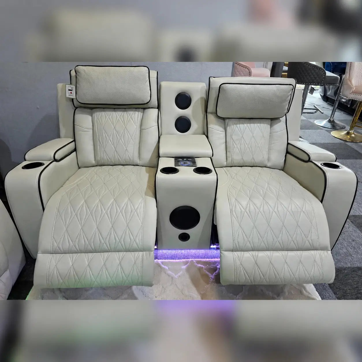 Osman Smart Leather Electric Recliner Sofa Set 3+2